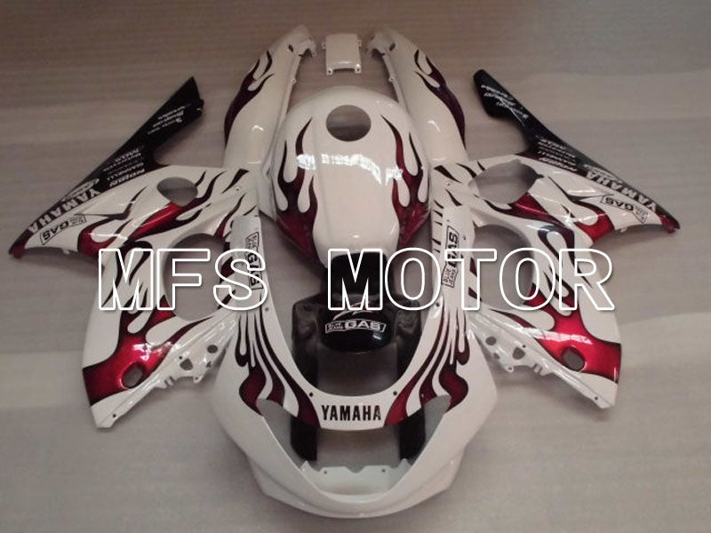 Yamaha YZF-600R 1997-2007 Injection ABS Fairing - Flame - Red wine color White - MFS4446