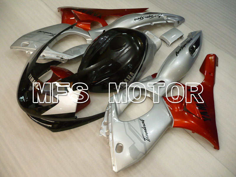 Carénage ABS injecté Yamaha YZF-600R 1997-2007 - Style usine - Couleur vin rouge Noir Argent - MFS4448