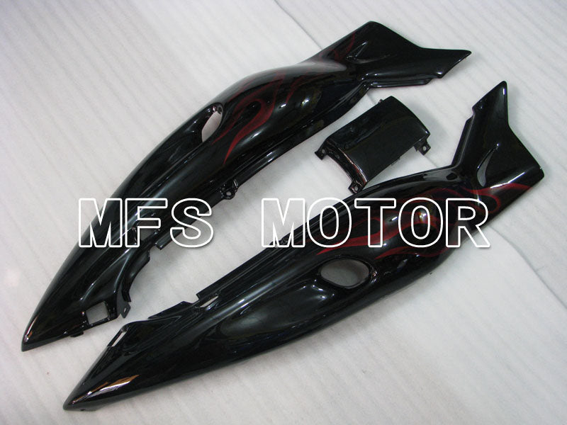 Yamaha YZF-600R 1997-2007 Injection ABS verkleidung - Flamme - Rotweinfarbe Weiß - MFS4462