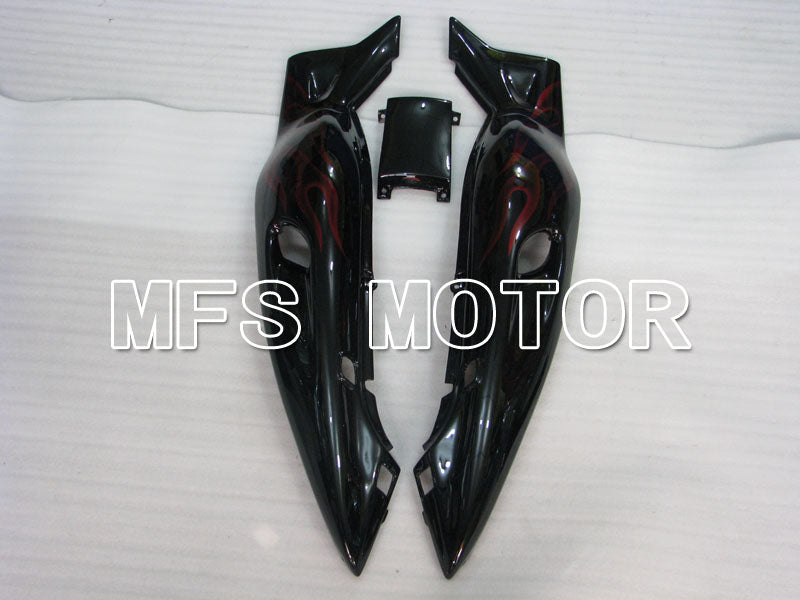 Yamaha YZF-600R 1997-2007 Injection ABS verkleidung - Flamme - Rotweinfarbe Weiß - MFS4462