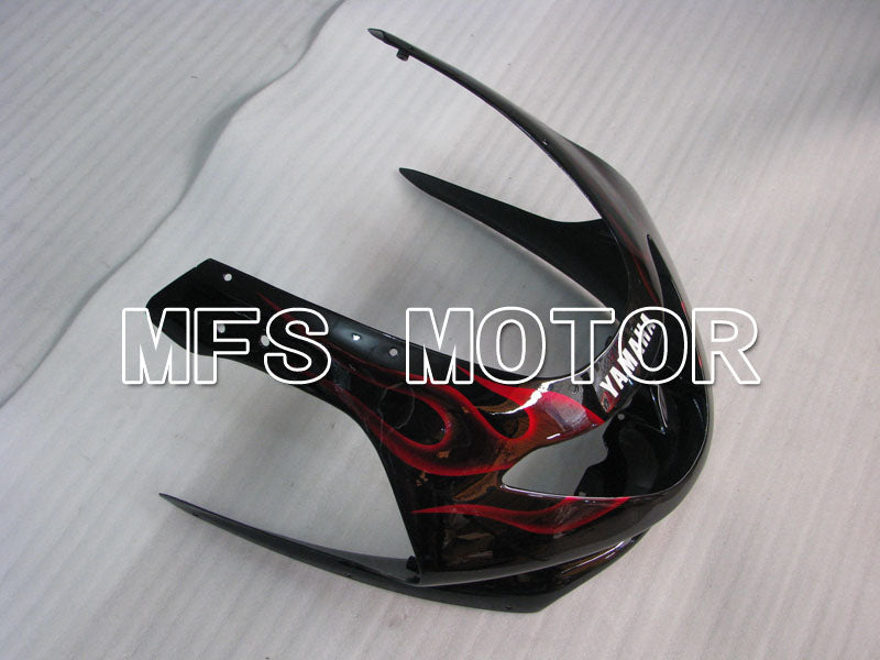 Yamaha YZF-600R 1997-2007 Injection ABS verkleidung - Flamme - Rotweinfarbe Weiß - MFS4462