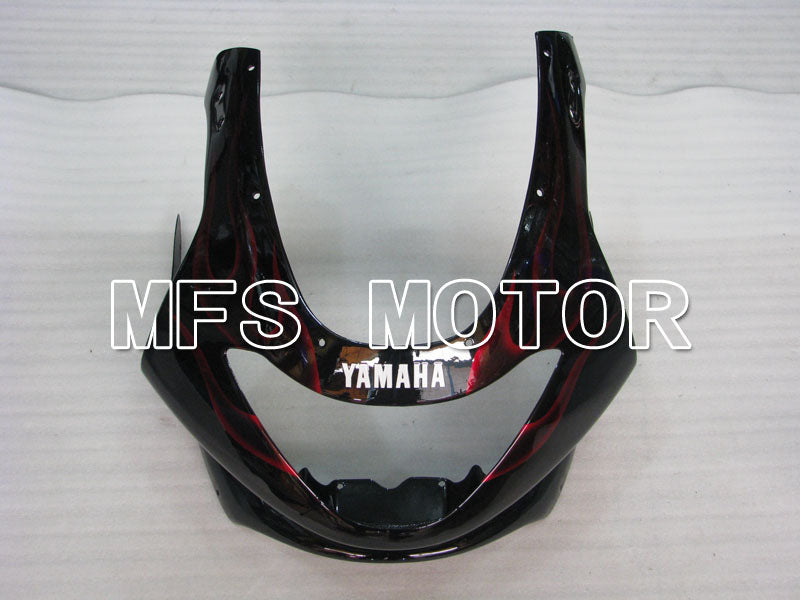 Yamaha YZF-600R 1997-2007 Injection ABS verkleidung - Flamme - Rotweinfarbe Weiß - MFS4462