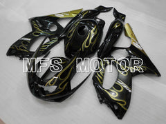 Yamaha YZF-600R 1997-2007 Injection ABS verkleidung - Flamme - Gelb Schwarz - MFS4468