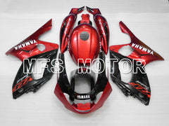 Yamaha YZF-600R 1997-2007 Injection ABS Fairing - Factory Style - Red wine color Black Silver - MFS4476