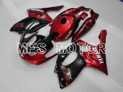 Yamaha YZF-600R 1997-2007 Injection ABS Fairing - Factory Style - Red wine color Black Silver - MFS4476