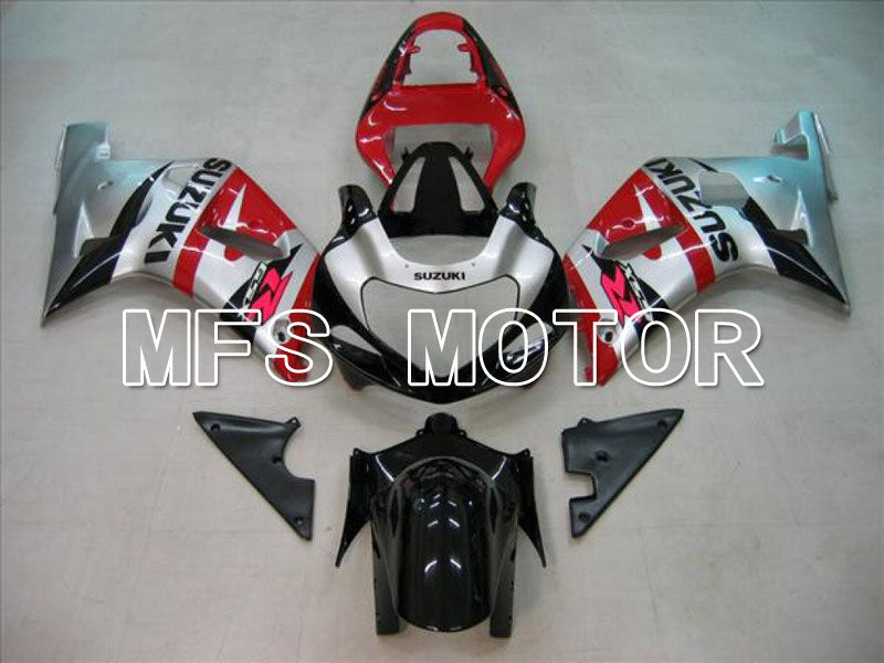 Suzuki GSXR750 2000-2003 Injection ABS verkleidung - Factory Style - Schwarz Rot Silber - MFS7034