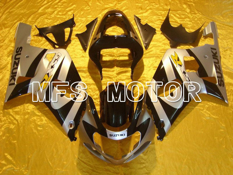 Suzuki GSXR600 2001-2003 Injection ABS Fairing - Factory Style - Black Silver - MFS4586