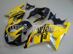 Suzuki GSXR750 2000-2003 Injection ABS Fairing - Factory Style - Black Yellow - MFS7044