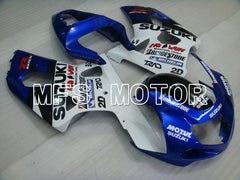 Carénage ABS injecté Suzuki GSXR750 2000-2003 - Autres - Blanc Bleu - MFS7051