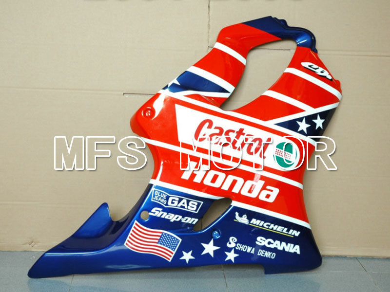 Honda CBR600 F4i 2001-2003 Injection ABS Fairing - Castrol - Blue Red White - MFS4657