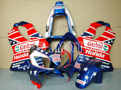 Honda CBR600 F4i 2001-2003 Injection ABS Fairing - Castrol - Blue Red White - MFS4657