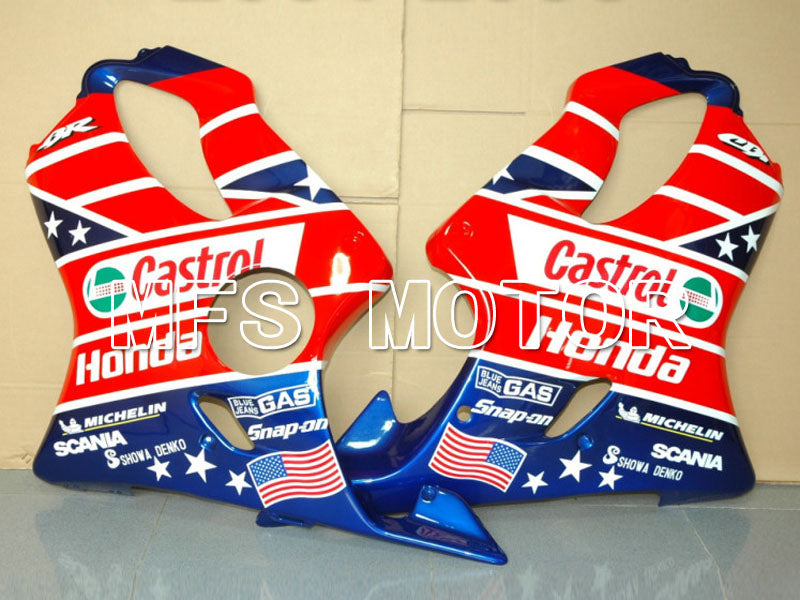 Honda CBR600 F4i 2001-2003 Injection ABS Fairing - Castrol - Blue Red White - MFS4657