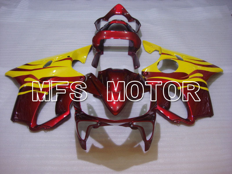Honda CBR600 F4i 2001-2003 Injection ABS Fairing - Flame - Red wine color Yellow - MFS4667