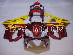 Honda CBR600 F4i 2001-2003 Injection ABS Fairing - Flame - Red wine color Yellow - MFS4667