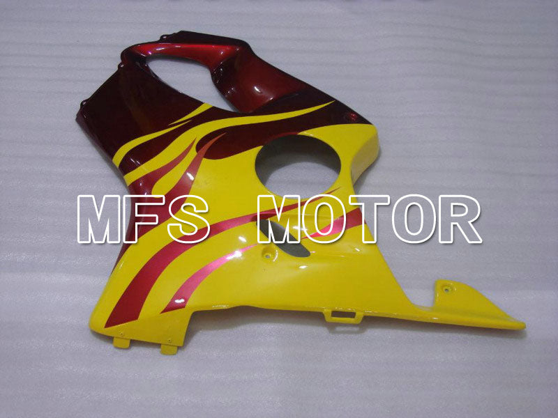 Honda CBR600 F4i 2001-2003 Injection ABS Fairing - Flame - Red wine color Yellow - MFS4667
