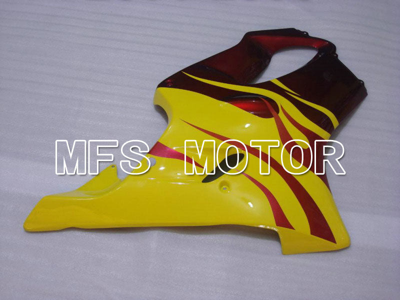 Honda CBR600 F4i 2001-2003 Injection ABS Fairing - Flame - Red wine color Yellow - MFS4667
