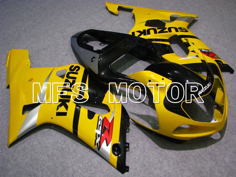 Suzuki GSXR600 2001-2003 Injection ABS Fairing - Factory Style - Black Yellow - MFS4670
