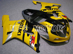 Suzuki GSXR600 2001-2003 Injection ABS Fairing - Factory Style - Black Yellow - MFS4670