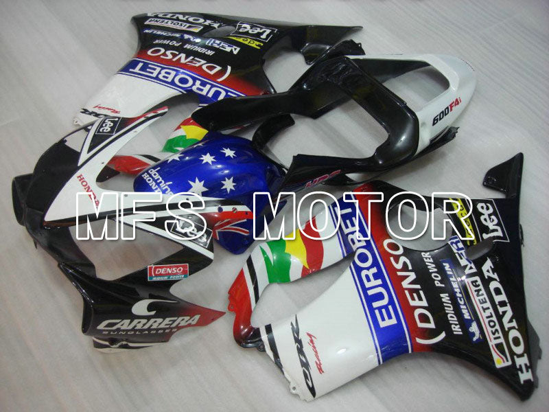 Honda CBR600 F4i 2001-2003 Injection ABS Fairing - Lee - Black White - MFS4687