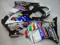 Honda CBR600 F4i 2001-2003 Injection ABS Fairing - Lee - Black White - MFS4687