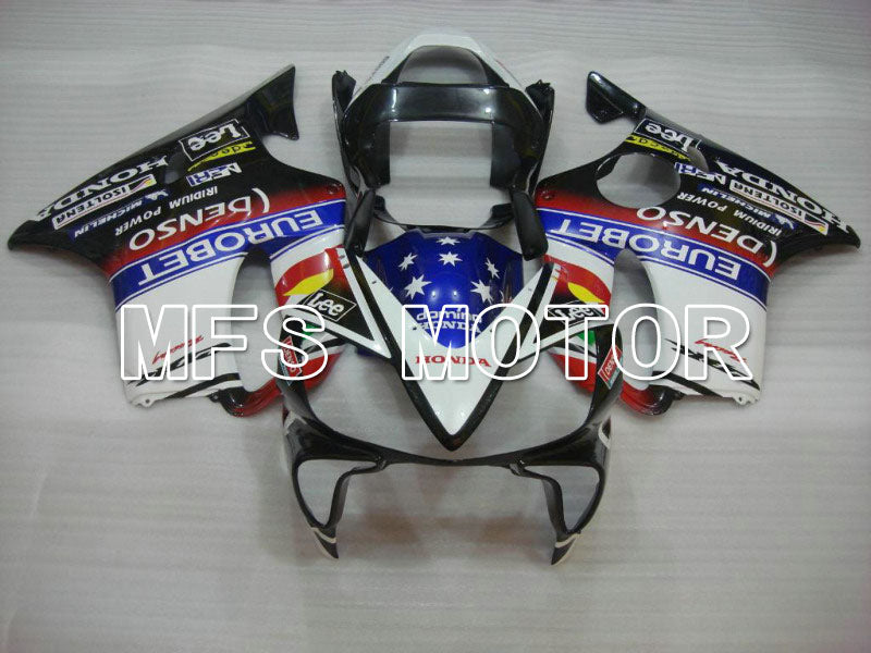 Honda CBR600 F4i 2001-2003 Injection ABS Fairing - Lee - Black White - MFS4687