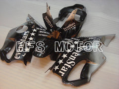 Honda CBR600 F4i 2001-2003 Injection ABS Fairing - SevenStars - Black Silver - MFS4749