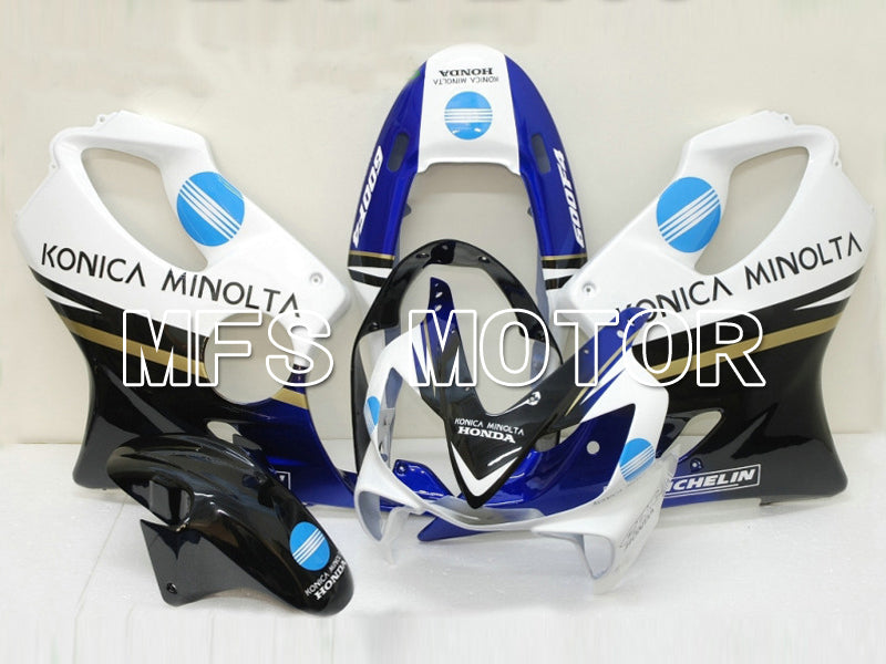 Carénage ABS injecté Honda CBR600 F4i 2004-2007 - Konica Minolta - Noir Blanc - MFS4794
