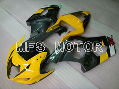 Suzuki GSXR600 GSXR750 2004-2005 Injection ABS Fairing - Factory - Gray Yellow - MFS4805