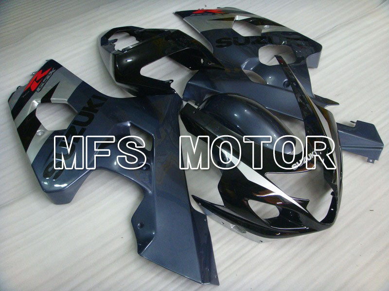 Carénage ABS injecté Suzuki GSXR600 GSXR750 2004-2005 - Style usine - Noir Bleu - MFS4806
