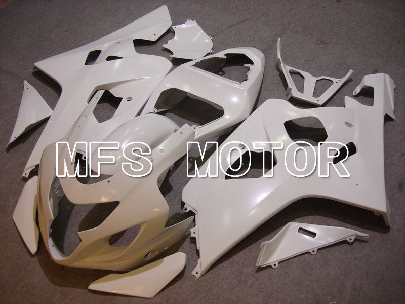 Carénage ABS injecté Suzuki GSXR600 GSXR750 2004-2005 - Factory - Blanc - MFS4808