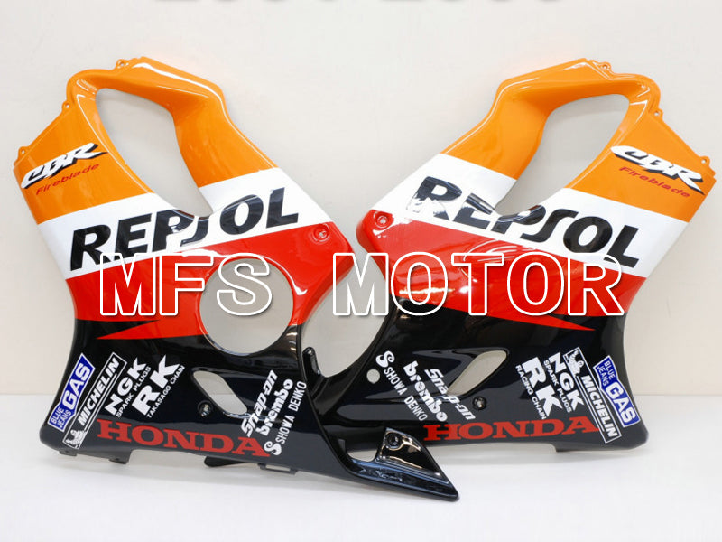 Honda CBR600 F4i 2004-2007 Injection ABS verkleidung - Repsol - Schwarz Rot Orange - MFS4826