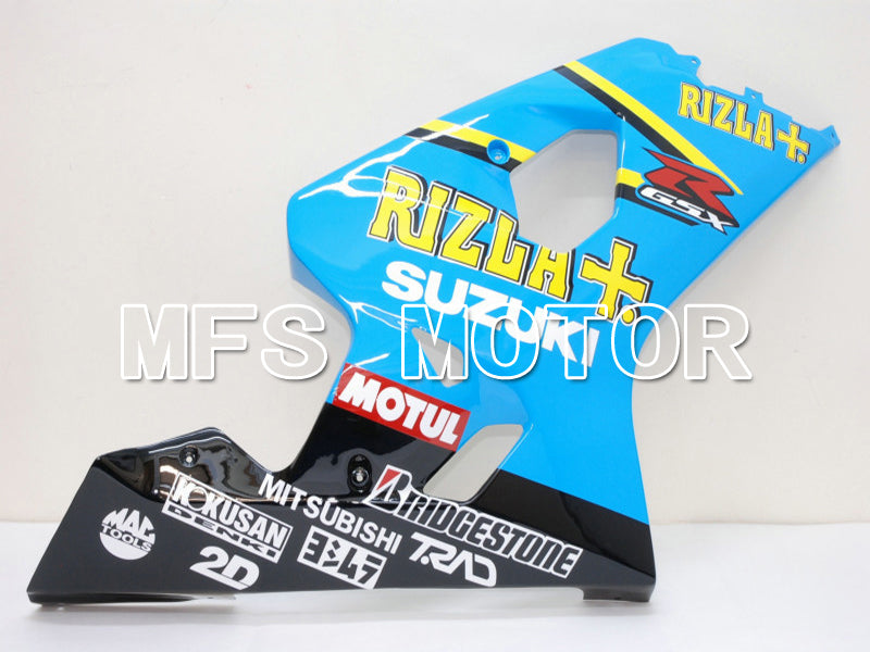 Carénage ABS injecté Suzuki GSXR600 GSXR750 2004-2005 - Rizla+ - Bleu - MFS4854