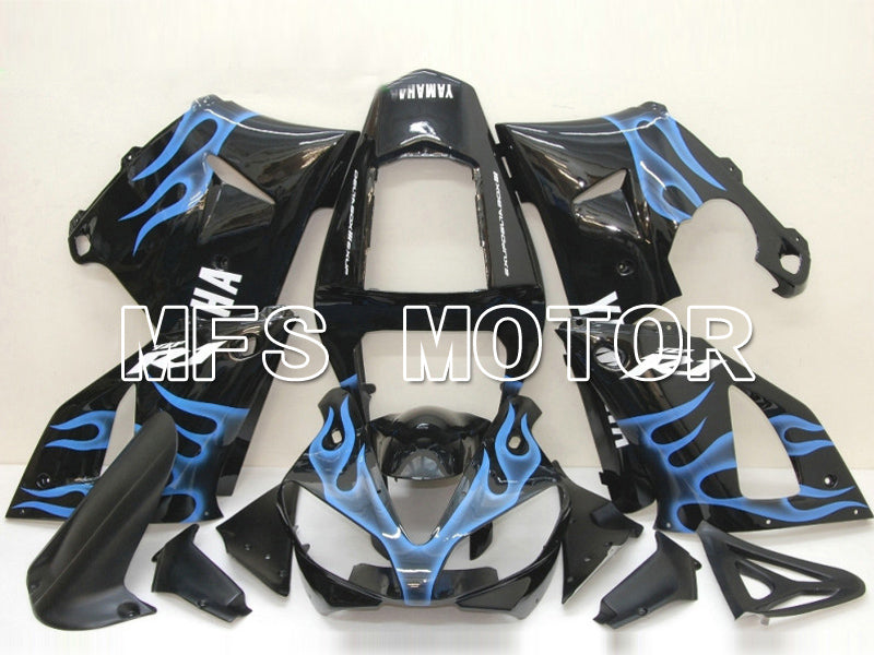 Carénage ABS injecté Yamaha YZF-R1 2000-2001 - Flamme - Bleu Noir - MFS4868