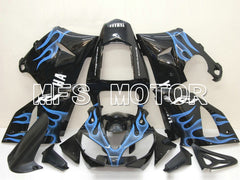 Carénage ABS injecté Yamaha YZF-R1 2000-2001 - Flamme - Bleu Noir - MFS4868