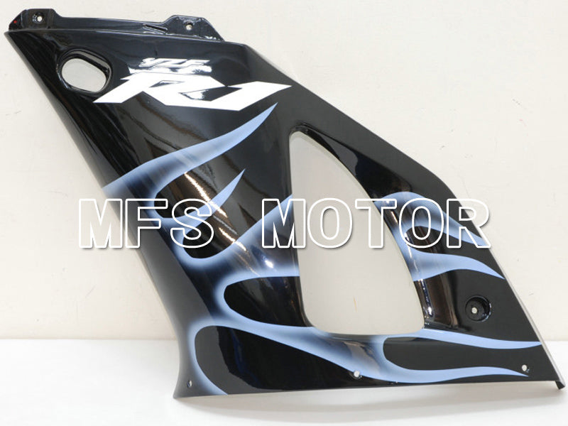 Yamaha YZF-R1 2000-2001 Injection ABS verkleidung - Flamme - Blau Schwarz - MFS4869