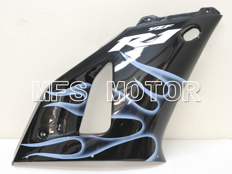 Yamaha YZF-R1 2000-2001 Injection ABS verkleidung - Flamme - Blau Schwarz - MFS4869