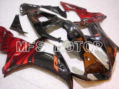 Carénage ABS injecté Yamaha YZF-R1 2002-2003 - Autres - Noir Rouge - MFS4958
