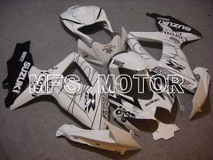 Suzuki GSXR600 GSXR750 2008-2010 Injection ABS Fairing - Corona - Black White - MFS5031