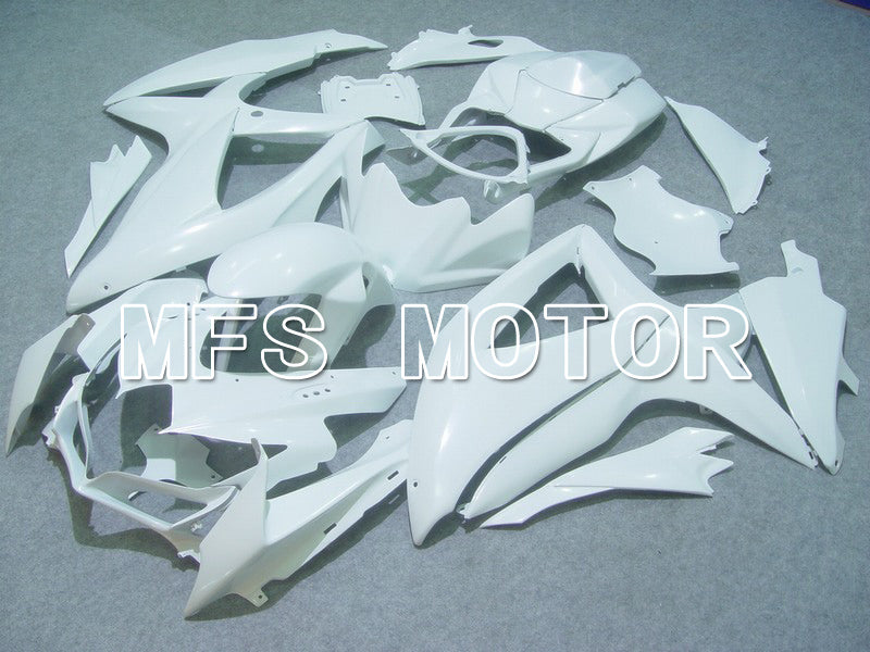 Suzuki GSXR600 GSXR750 2008-2010 Injection ABS Fairing - Factory Style - White - MFS5043