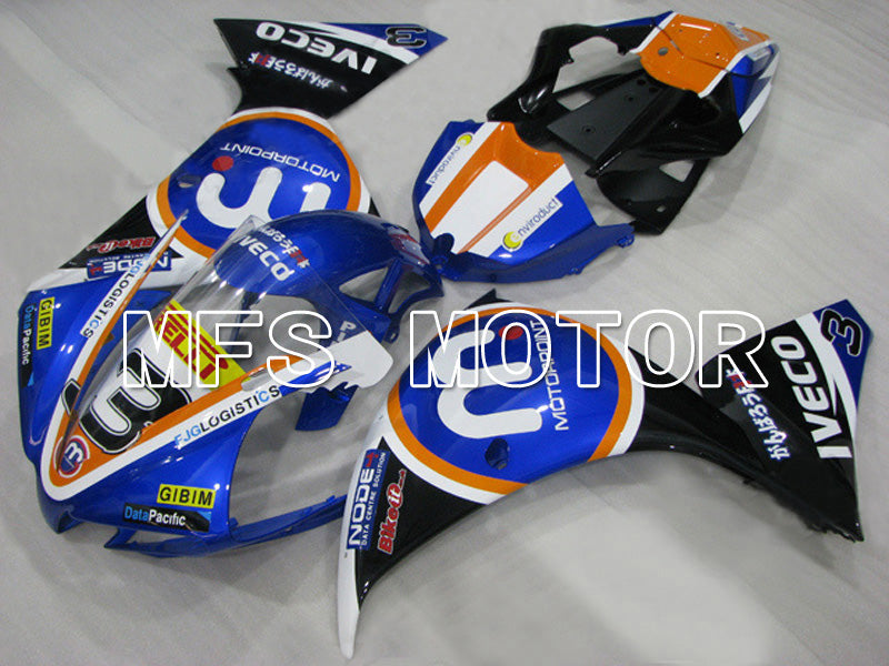 Yamaha YZF-R1 2009-2011 Injection ABS verkleidung - MOTORPOINT - Schwarz Blau - MFS5087