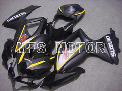 Suzuki GSXR600 GSXR750 2008-2010 Injection ABS verkleidung - Factory Style - Schwarz Grau - MFS5117