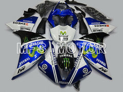 Yamaha YZF-R1 2009-2011 Injection ABS verkleidung - Monster - Schwarz Blau - MFS5125