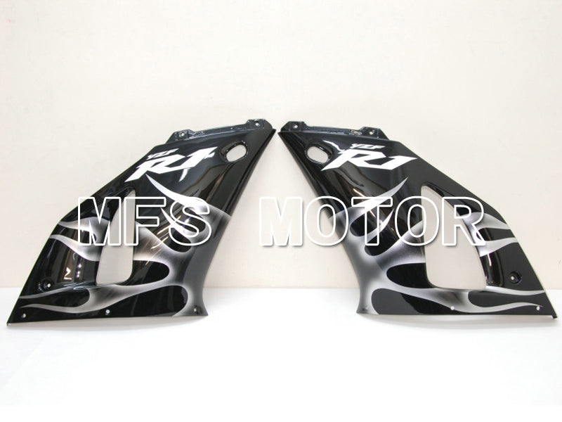 Yamaha YZF-R1 1998-1999 Injection ABS Fairing - Flame - Black Blue - MFS5179