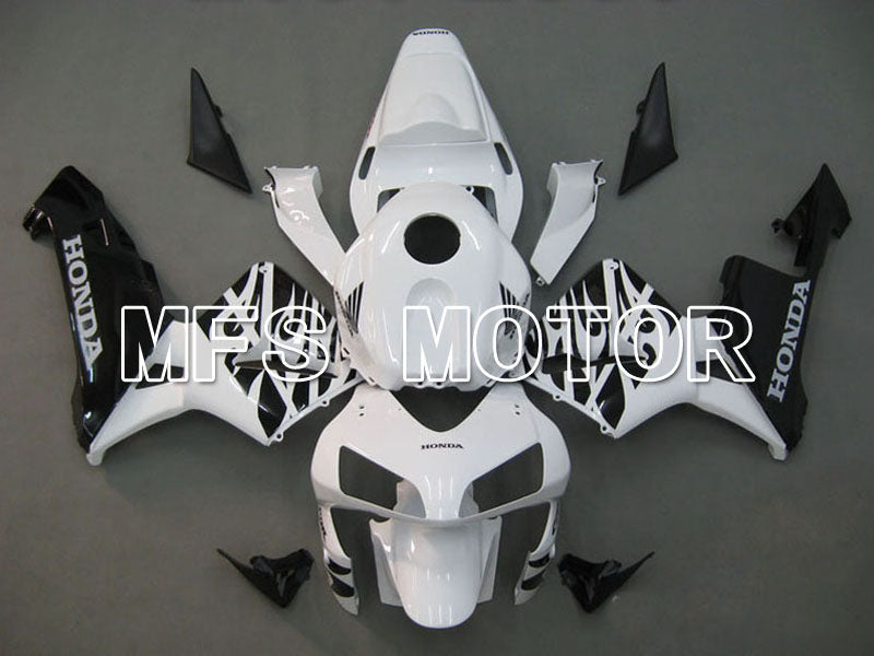 Honda CBR600RR 2003-2004 ABS-Einspritzverkleidung - Andere - Weiß Schwarz - MFS5187