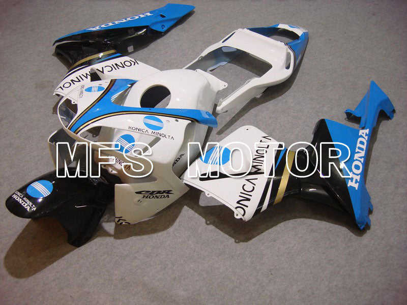 Honda CBR600RR 2003-2004 Injection ABS verkleidung - Konica Minolta - Weiß Schwarz Blau - MFS5219
