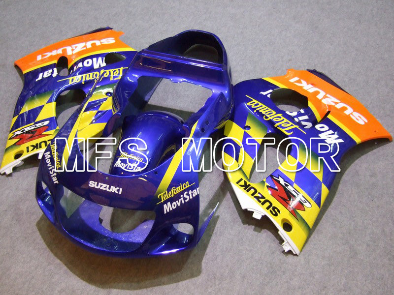 Suzuki GSXR600 1997-2000 ABS Fairing - Movistar - Blue Yellow - MFS5223