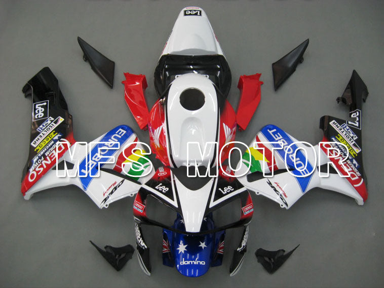 Honda CBR600RR 2003-2004 Injection ABS verkleidung - Eurobet - Weiß Schwarz Rot - MFS5234