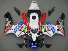 Honda CBR600RR 2003-2004 Injection ABS verkleidung - Eurobet - Weiß Schwarz Rot - MFS5234