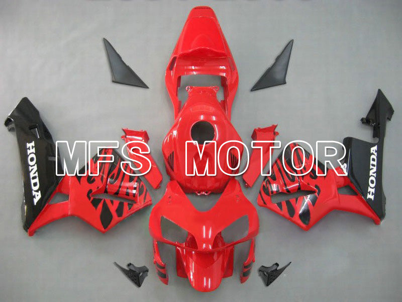 Honda CBR600RR 2003-2004 ABS-Einspritzverkleidung - Andere - Rot Schwarz - MFS5280
