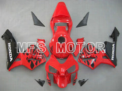 Honda CBR600RR 2003-2004 ABS-Einspritzverkleidung - Andere - Rot Schwarz - MFS5280